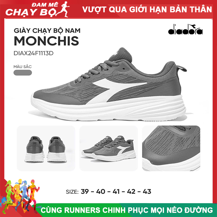Giày chạy bộ nam Diadora Monchis DIAX24f1113D
